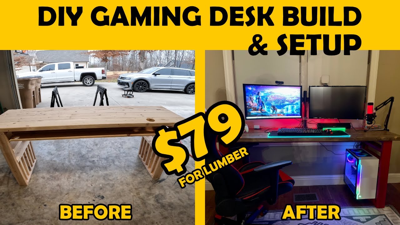 DIY Gaming Desk Aufbau & Einrichtung