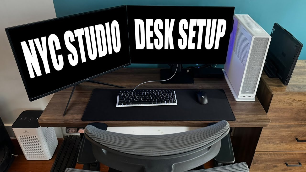 Erforsche mein minimalistisches Tiny Desk Setup!
