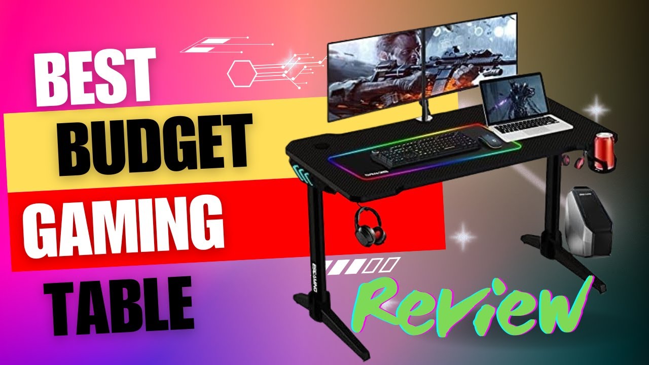 Mein neuer budgetfreundlicher Gaming Desk Test von Mtunite.com