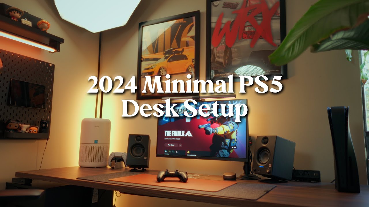 Ein echtes Minimal PS5 Desk Setup im Jahr 2024 | Desk Setup Series