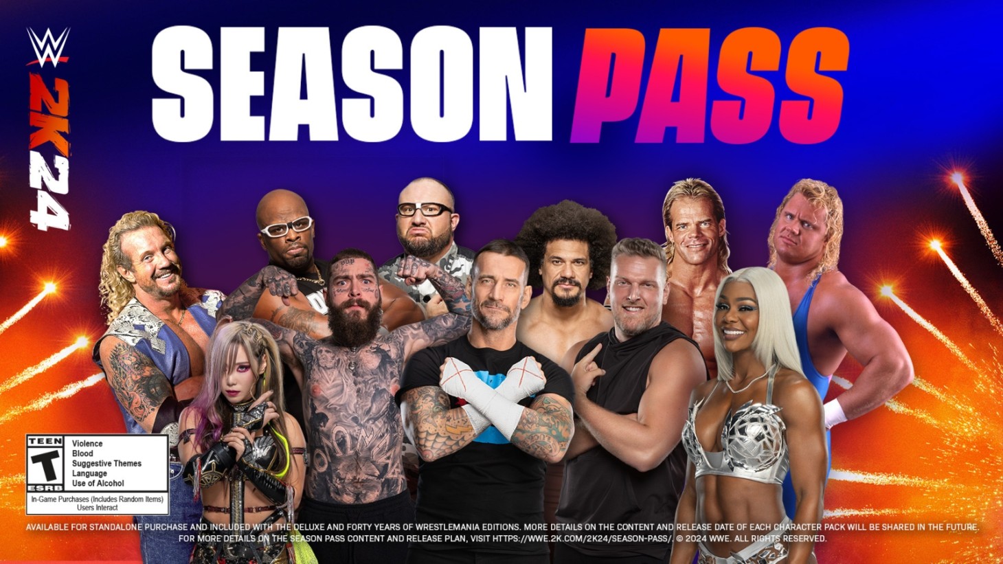 CM Punk, Jade Cargill, Post Malone und mehr sind Teil des WWE 2K24 DLC Packs