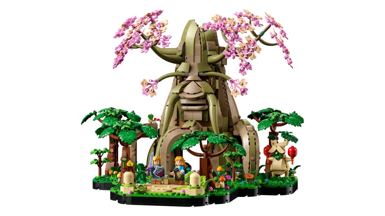 Lego enthüllt das The Legend of Zelda Great Deku Tree 2-in-1 Set