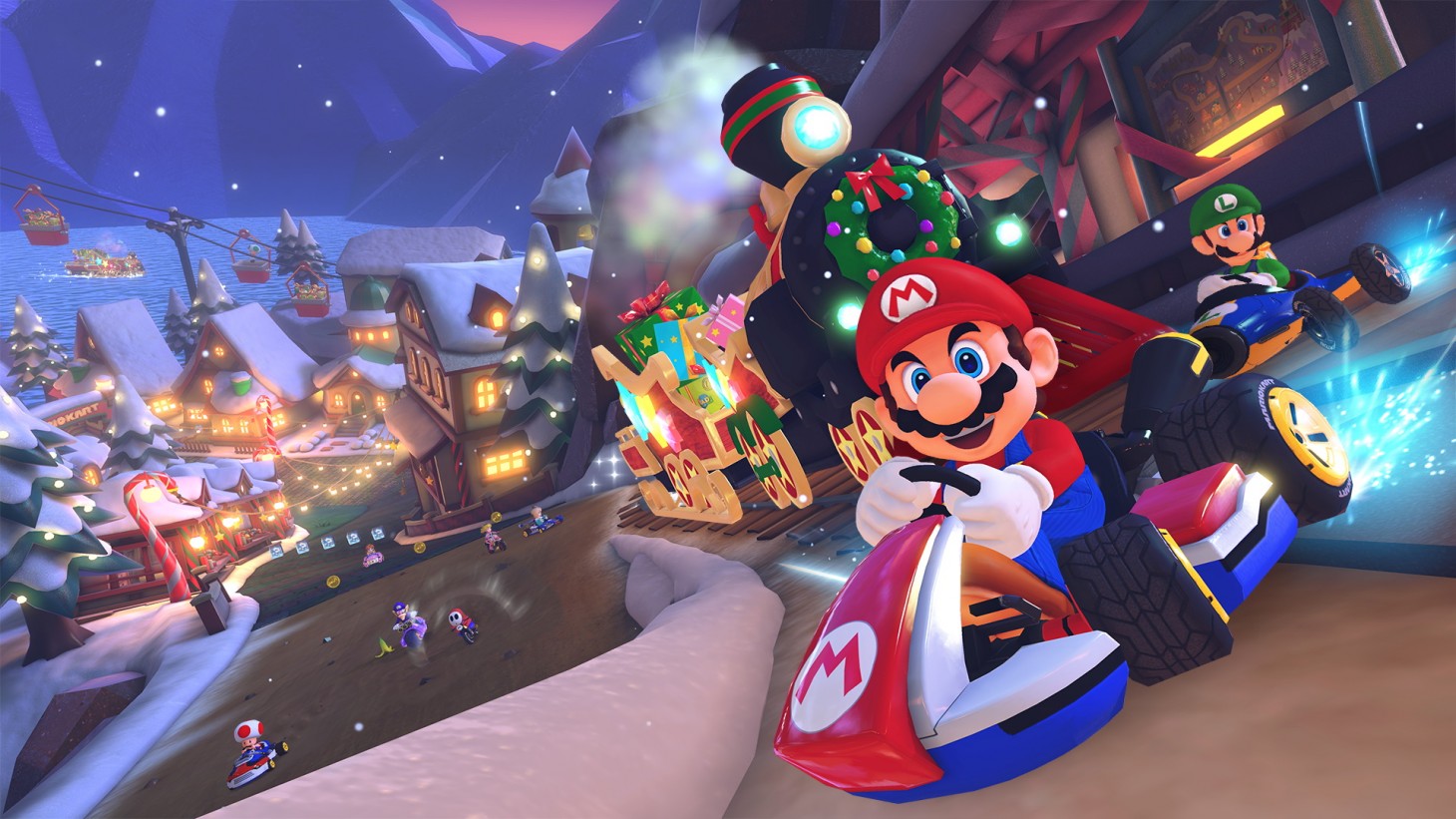 Die dritte DLC-Welle von Mario Kart 8 Deluxe fügt nächsten Monat Merry Mountain und Peach Gardens hinzu