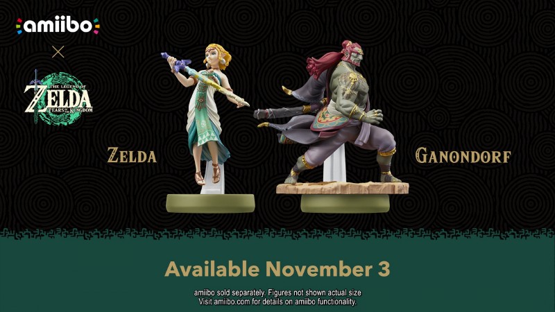 Zelda, Ganondorf Amiibo Out This November, Xenoblade Chronicles 3 And Sora Amiibo Out Next Year